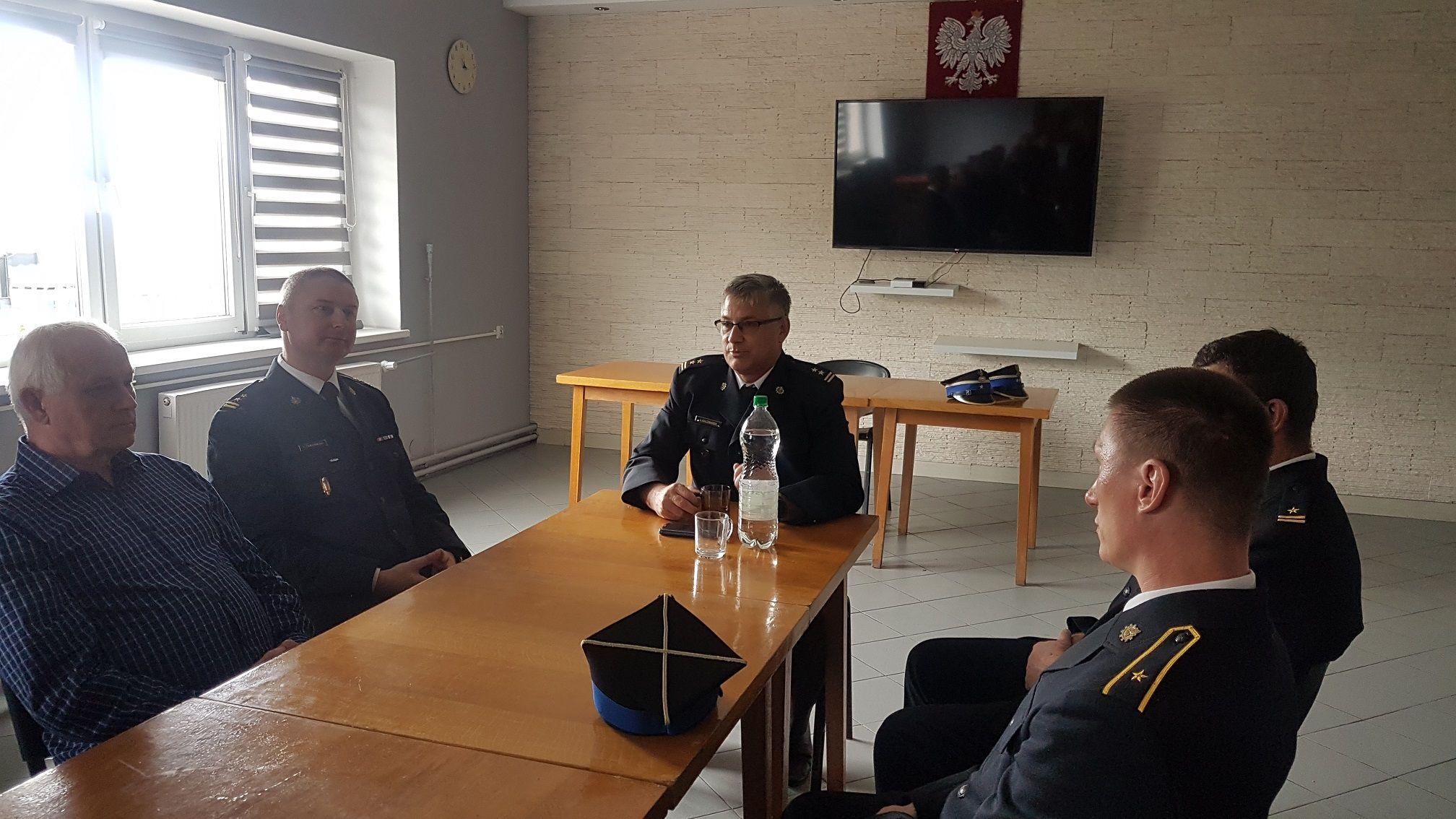  Spotkanie Komendanta Wojewódzkiego z załogą KPPSP w Aleksandrowie Kujawskim.